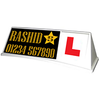 Mini-Boxer Magnetic Roof Sign